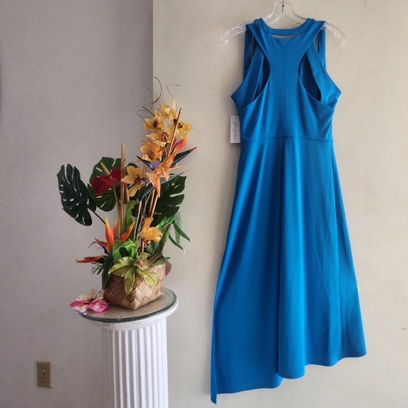 🆕️ Julia Jordan Turquoise Blue Sz 8 Assymetrical Cocktail Prom Party NWT Dress - Picture 13 of 14